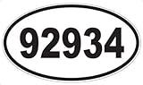 US Decal, Inc. Number 92934 Oval Sticker