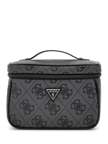 GUESS Toiletry Train Case Coal Logo parfait pour vos week-ends et voyages