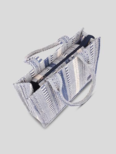 Hadwoven Tote Bag Cotton Linen Handbag Large Capacity Jacquard Retro Exquisite4