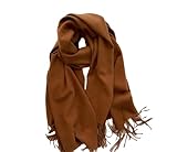 DuPeau Luxe Wrap Women's Cashmere Feel Winter Scarf (Brown)