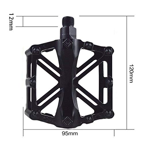 Image of Cycle Alloy Bike Pedals Anti-Slip Grip, Ultra-Light, Fits Most Bicycle