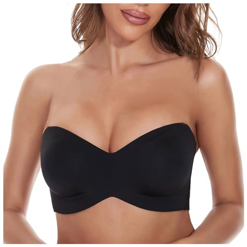 Soutien-gorge sexy maintien parfait sans bretelles pour poitrine généreuse