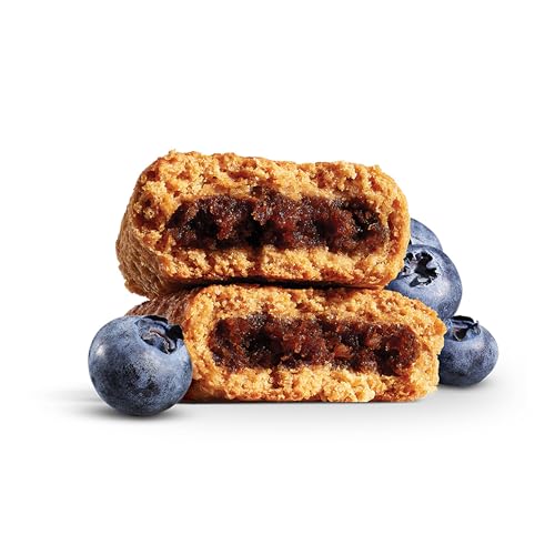 image for Nature's Bakery Whole Wheat Fig Bars, Blueberry, Real Fruit, Vegan, No