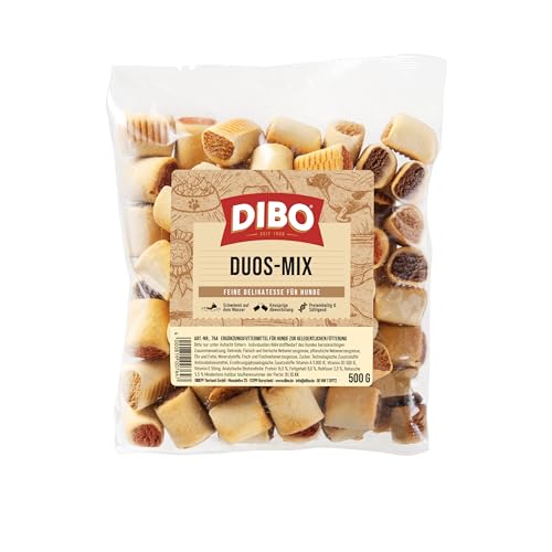 Duos-Mix, 500g-Beutel, Backwaren als gesunde, natürliche Ernährung für Hunde von DIBO, Hundefutter, Barf, B.A.R.F., Leckerli, Hundekekse