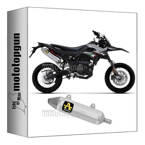 Tubo de escape homologado Arrow Thunder aluminio Aprilia RX SX 125 4T 2018 2019 2020 mototopgun