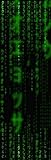 Qualitäts-Markenprodukt 1art1 Matrix - Code, Grüner Regen, 1-Teilig Fototapete Poster-Tapete 250 x 79 cm