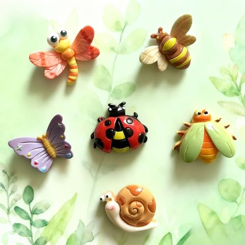Imanes decorativos mariposa para refrigerador 6 pcs miniatura 4