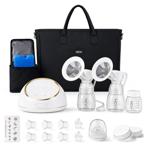 Image of NCVI Electric Breast Pump, 5200mAh Hospital-Grade Suction, 4 Modes 9 Levels