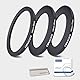3 Stück (105mm) Filterring Adapter-Set,Objektivfilter Step Down Ring kompatibel Alle 105mm Marken UV ND CPL 105-95mm,105-82mm,105-77mm+1pcs Objektivreinigungstuch