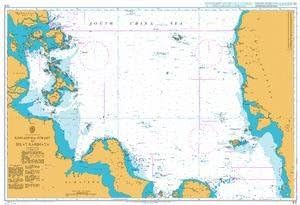 UKHO BA Chart 1312 South China Sea, Singapore Strait to Selat Karimata
