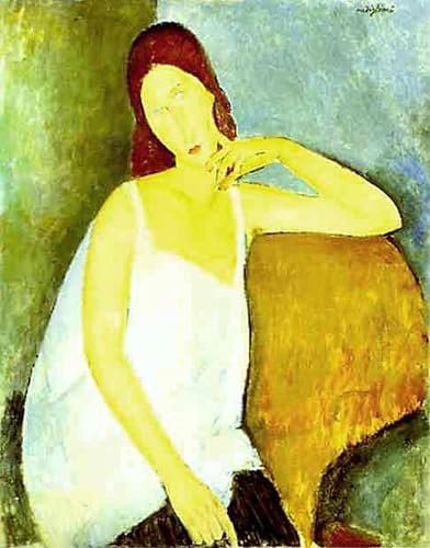 Peinture poster affiche decorative Modigliani pour habiller un grand mur blanc