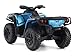 Outlander XT 1000R ATV Oxford Blue Metallic with Driver Figure 1/32 Diecast Model by BRP Models 60007