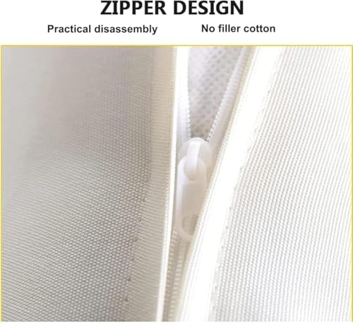 Hanging Egg Chair Cushion Cover, Waterproof Replacement Covers with Zipper, Washable, for Hanging Basket Seat Cushion (Only One Cover)(Grey) - Image 4