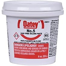 Oatey 30014 Paste Flux, Paste, Petroleum, 8 oz.