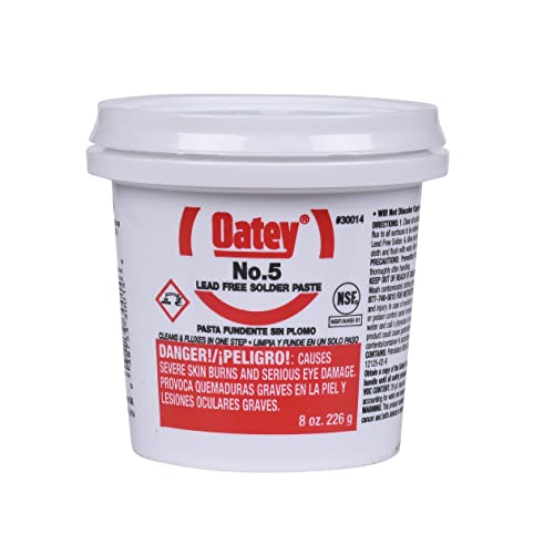 Oatey 30014 Paste Flux, Paste, Petroleum, 8 oz.