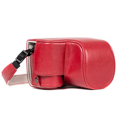 Étui Sony A6500 MegaGear housse protection cuir 16-50mm