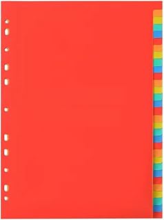 仕切りカード インデックス シート ファイルアクセサリー a4サイズ 11穴 索引ページ カラフルなラベル 仕切りラベル ボード タブ オフィス用 1-31枚入り 空白