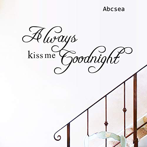 Abcsea stickers muraux per maison et cuisine, stickers muraux pet salon et salle de bain, bonne nuit