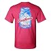 Southern Charm Mason Jar Southern State of Mind Short Sleeve Pink T Shirt,Pink,X-Large