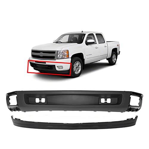 For 07-13 Chevy Silverado 1500 Front Bumper Lower Valance Air Dam Deflector 2Pcs GM1092191 GM1092192