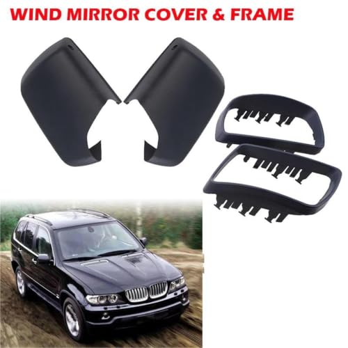 Cache rétroviseur BMW E53 X5 noir mat pour rénovation auto - 3