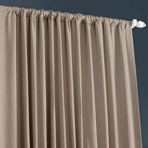 HPD Half Price Drapes Extra Wide Room Darkening Curtains for Bedroom & Living Room 100 X 84 (1 Panel), BOCH-151304-84-DW, Classic Taupe - Image 2
