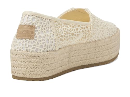 Image of TOMS Women's Valencia Platform Espadrille, Textile Upper, OrthoLite Insole