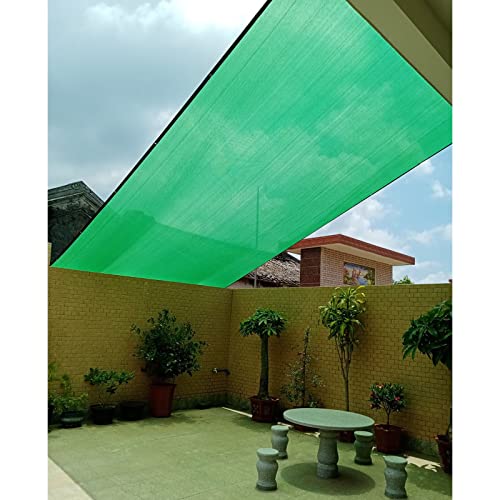 Voile d'ombrage léger et durable 3x5m vert protégeant les plantes du vent - 5