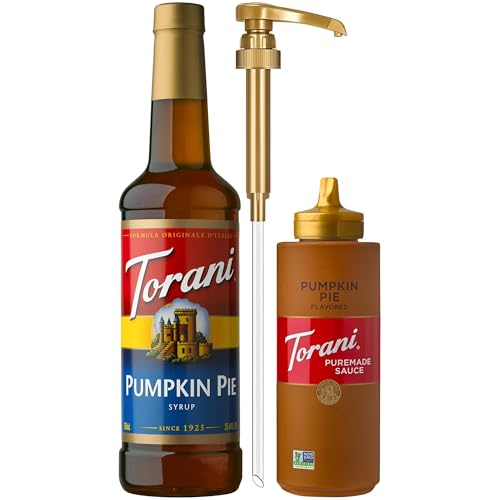 Torani Pumpkin Pie Sauce and Syrup Combo