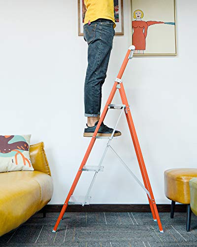 MECHREVO 4-Step Folding Ladder, 36-1/4