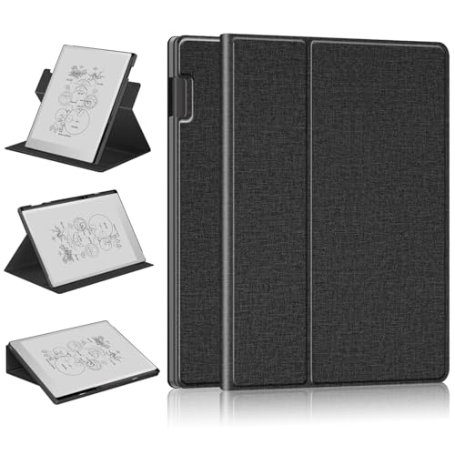 Housse Remarkable Paper Pro 11,8 rotative 360 pour lire au café en mode portrait