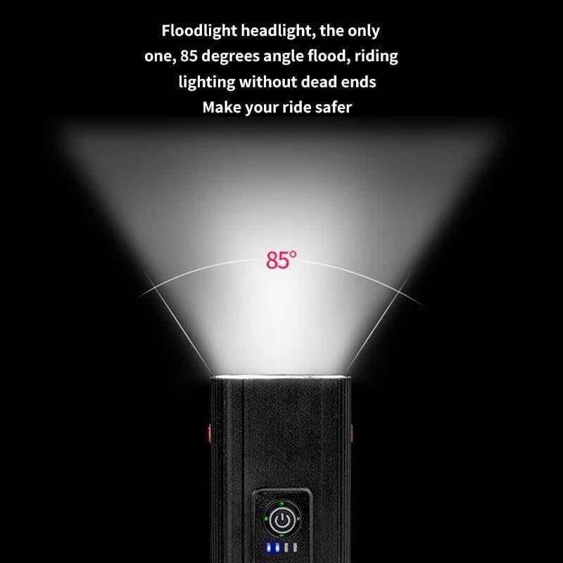 MIOBER 自転車 ライト 自転車ヘッドライト 6つ点灯モード Usb充電式 1200Mah大容量 1000ルーメン自転車用ライト