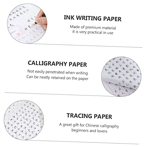 Tofficu 6 Pacotes De Papel De Prática De Caligrafia Acessórios De Caligrafia Papel De Escrita De Cal