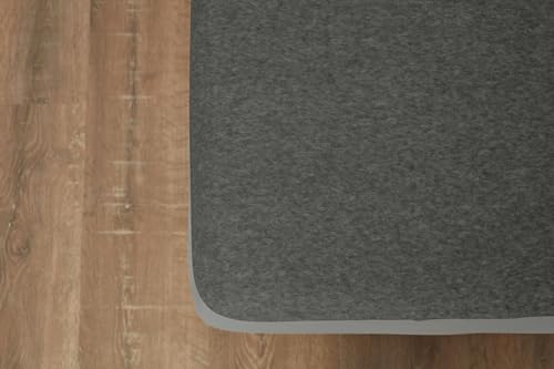 Image of Wakefit Waterproof Terry Cotton Feel Mattress Protector | Machine Washable, Super Soft Breathable, Hypoallergenic Mattress Cover Single Size - 78x36 inch (Alloy Grey)