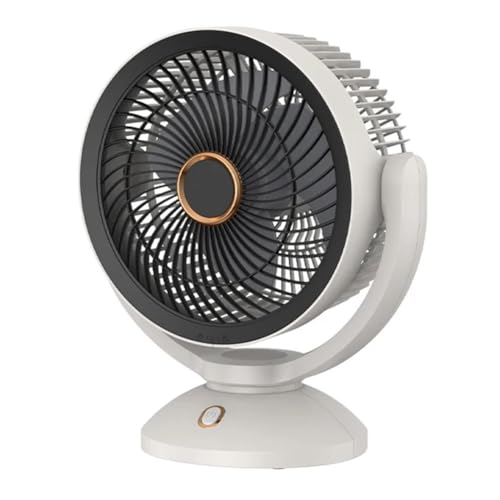 Osmond 1 ventilador eléctrico de circulación de aire USB, no recargable, como se muestra, mesa de plástico, portátil, montado en la pared, rotación de 360 grados con luz