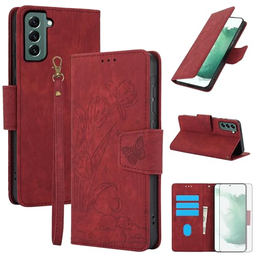Coque Samsung S22+ Dragonne et Protège-Écran en Verre Trempé Intégré Asuwish