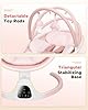 Baby Swing for Infants, Infant Swing with 5 Swing Speed, Built-in Lullabies, 5-Point Harness, Electric Infant Swing with Bluetooth for Indoor & Outdoor Use (Pink) #5