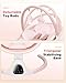 Baby Swing for Infants, Infant Swing with 5 Swing Speed, Built-in Lullabies, 5-Point Harness, Electric Infant Swing with Bluetooth for Indoor & Outdoor Use (Pink)