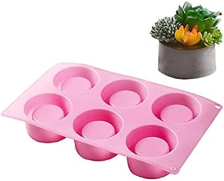 Nicole Concrete Planter Molds Homemade Flowerpot Silicone Mould Home Office Decor Mould