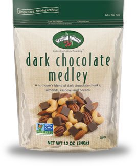 Second Nature Dark Chocolate Medley 12 oz ( 2 PACK)