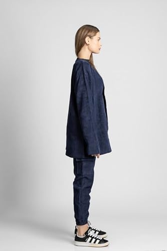 BOSHAMA Velvet Winter Suit Open XL Navy