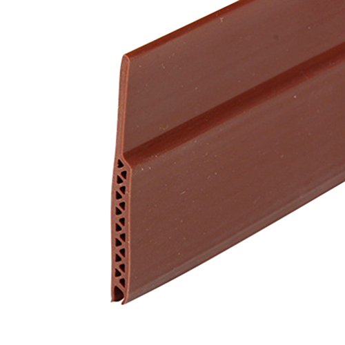Preisvergleich Produktbild Lvguang Türbodendichtung Selbstklebende Tür Türdichtung Wetterfest Wasserdichtes Blocker Schalldichtung Silikon Türstopper Gegen Insekt (Braun#2,45 * 900mm)