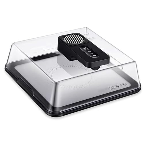 Smart - Vassoio per scongelare carne surgelata, scongelamento rapido con tecnologia Airflow, ricaricabile, con coperchio e timer, per bistecche, pollo, frutti di mare