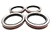 (Pack of 4) WESTERNPRIME Trailer Hub Wheel Unitized Oil Seal 10-51 (370150BGO) for 9K-10K GD Axles ID 2.875'' x OD 3.880''