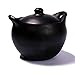 Black Clay, La Chamba Rounded Soup Pot - Medium - 4 quarts
