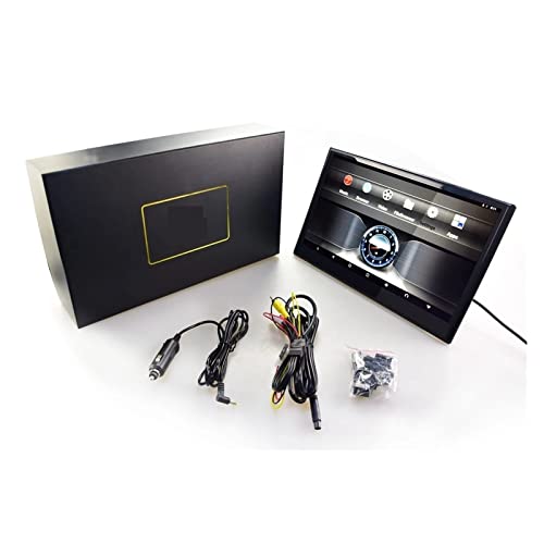 STRAFBRG Monitor IPS de 12,5 Pulgadas for reposacabezas de Coche, 2G/32GB, DDR, de Entretenimiento for Asiento Trasero,Potente Rendimiento De ReproduccióN(2 pcs Monitor)