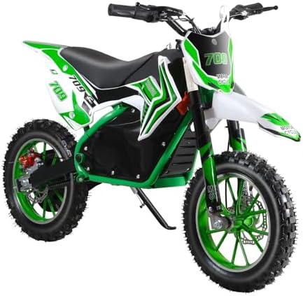 Kids Dirt Bike,Electric Motocross Dirt Bike with Speeds up to 15.5 MPH for Uphill and Off-Road Conditions,36V Electric Motorcycle Off-Road Mini Bike with Front & Rear Disc Brake,Support Up to 150 LBS