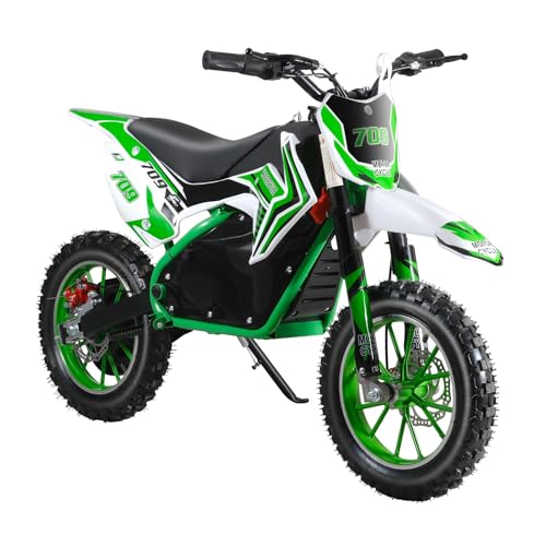 Kids Dirt Bike,Electric Motocross Dirt Bike with Speeds up to 15.5 MPH for Uphill and Off-Road Conditions,36V Electric Motorcycle Off-Road Mini Bike with Front & Rear Disc Brake,Support Up to 150 LBS