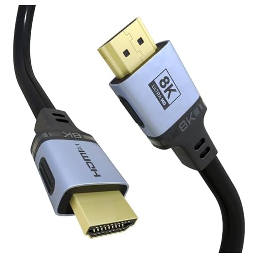DiamondTiger HDMI 2.1 Cable,48Gbps 8K@60Hz 4K Ultra High Speed Cords(7680x4320, 4K@120Hz) eARC HDR10 HDCP 2.2 & 2.3 3D, Compatible for PS5/PS4/X-Box/Roku TV/HDTV/Blu-ray/LG(6FT/2M)