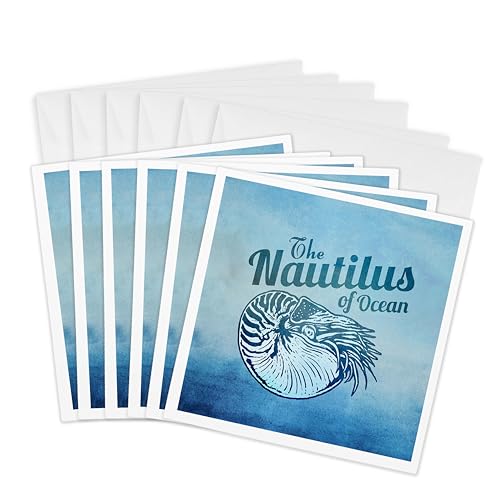 Cartes de vœux aquarelle 3dRose lot de 6 pour accompagner vos cadeaux et attentions